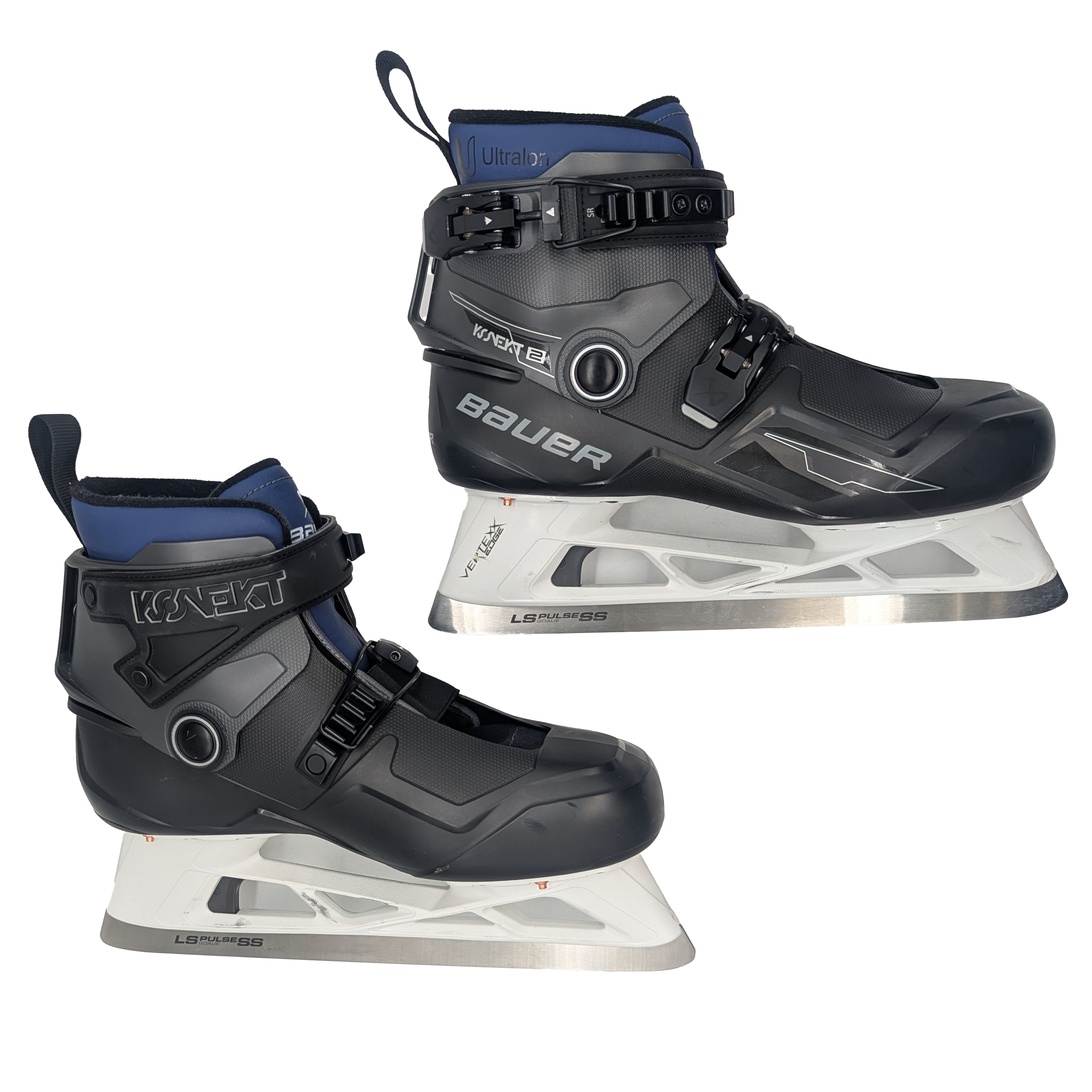 Bauer Konekt 2 - Patins de gardien de but Pro Stock d'occasion AHL - Taille 9